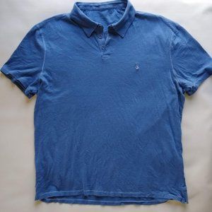 John Varvatos Polo Mens XL Shirt Light Blue